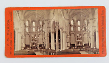 View Inside a Cathedral Montreal Quebec J.G. Parks Stereoview picture
