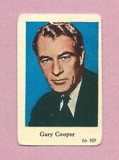 1955-58 Dutch Gum Card Nr #929 Gary Cooper picture
