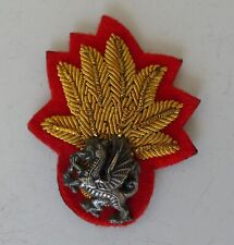 British Army Royal Welch Fusiliers Officers Beret Badge picture