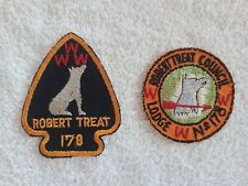Order of the Arrow Vintage Mohican Lodge 178 Robert Treat Council Patches OA picture