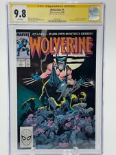 Wolverine #1 CGC 9.8 Key 1st App Patch Marvel Comics 1988 Signed by Stan Lee picture