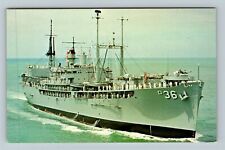 USS Bryce Canyon AD-36, Destroyer Tender, Vintage Postcard picture