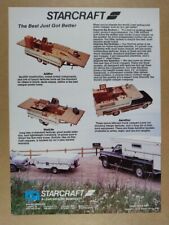 1985 Starcraft Camping Trailers Pickup Campers vintage print Ad picture