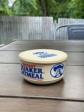 Vtg. 1988 Instant Quaker Oatmeal Plastic Bowl ~ It's the Right Thing To Do ~ picture
