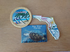 Florida Refrigerator Magnets Set Of Three Colorful picture