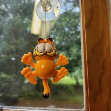Paws Garfield Toy Climbing String Pull Cat Suction Cup Waving Window Decor Vtg picture