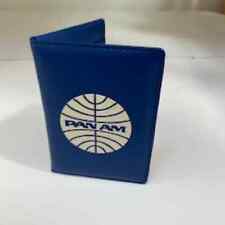Pan Am Vintage Passport Cover Passport Holder Wallet Blue One Size picture