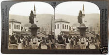 Keystone Stereoview Marketplace, Sarajevo, Bosnia 1910s of 1930’s T400 Set #T204 picture
