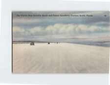 Postcard World's Most Beautiful Beach & Fastest Speedway Daytona Beach Florida picture