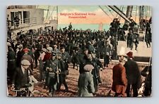 Postcard WW1 Era Belgium's Scattered Army Reassembled W20 picture