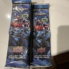 2012 Upper Deck Marvel Avengers Assemble Jumbo Fat Pack Trading Cards Lot Of 7 picture