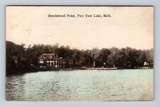 Paw Paw Lake MI-Michigan, Beechwood Point, Antique, Vintage c1907 Postcard picture