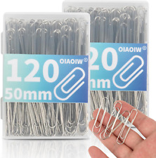 Paper Clip Large 240Pcs 2 Inch Large Silver Paper Clips Big Paperclip 2 Boxes of picture