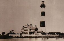Morris Island Lighthouse, Charleston South Carolina, SC Light, House -- Postcard picture