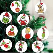 🆕 Set of 10 Wooden Ornaments picture