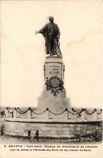 CPA AK PORT-SAID Statue of Ferdinand de Lesseps EEGYPT (1324504) picture