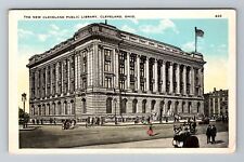 Cleveland OH-Ohio, Cleveland Public Library, Antique Vintage Souvenir Postcard picture