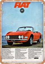 METAL SIGN - 1965 Fiat Dino Vintage Ad picture