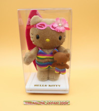 Sanrio Hello Kitty Point Doll Plush Sun Tan Brown Japan Near Mint in Package picture