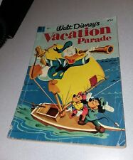 Dell Giant Vacation Parade #4 golden age 1953 uncle scrooge comics donald duck picture