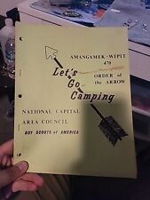 Vintage Lets Go Camping Boys Scout Of America picture