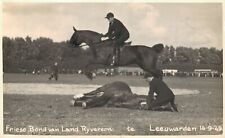 Hippique Horse Sports Friese Bond van Land Ryvereen Leeuwarden RPPC 06.69 picture