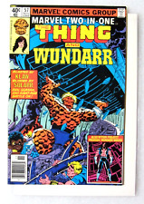 MARVEL TWO IN ONE #57 BRONZE AGE MARVEL COMIC -THING & WUNDARR- BOARDED picture