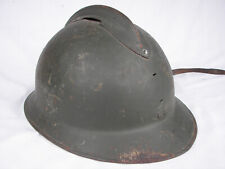 VINTAGE WW-2 FRENCH ARMY M-1926 ADRIAN STEEL HELMET WITH LINER picture