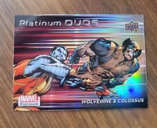 2022 Upper Deck Marvel Platinum Wolverine Colossus Platinum Duos Rainbow picture