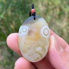 24g Natural Gobi Agate Pendant Eyes Rock Stone Collection Specimen 026 picture