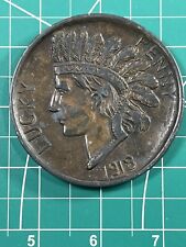 WW1 Era Camp Custer Lucky Penny 1918 Fort Custer Souvenir picture