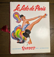 ⚡️❄️ Las Vegas Nevada OMG 😳 Stardust *Super RARE* Le Lido de Paris 1958 💥💥💥 picture
