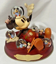 Vintage Disney Mickey’s Nightmare Musical Snow Globes LARGE - NICE picture