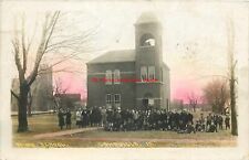 IA, Lohrville, Iowa, Tinted RPPC, High School Building, Exterior, 1911 PM, Photo picture