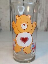 Vintage Care Bears Tenderheart Bear Pizza Hut Glass Limited Edition 1983 picture