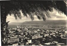 Bird's Eye View of Messina, Harbor City in Sicily, Italy Postcard picture