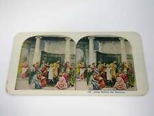 Vintage Christian Postcard Post Card: Jesus Before the Doctors picture