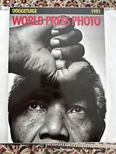 Vintage World Press Photo 1991 Oohgetuige Jaarboek Boek Holland Nelson Mandela picture