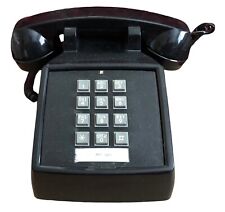 AS IS: VTG CORTELCO Corded PUSH BUTTON RETRO BLACK DESK TELEPHONE 25000-VBA-20M picture