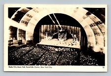 RPPC Real Photo Postcard NY New York Radio City Music Hall Rockefeller Center picture