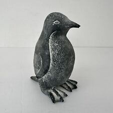 Vintage Penguin Bird Stone Carving Figurine Sculpture UnSigned 5