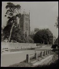 Glass Magic Lantern Slide CHIPPING CAMPDEN CHURCH C1910 OLD PHOTO  picture