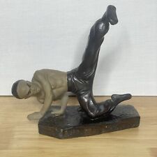 Vintage Collectible Chinese Ceramic Kung Fu Master Karate Figurine picture