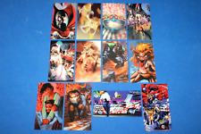 1995 Spawn Widevision PAINTED 12 INSERT Card Set Todd McFarlane ANGELA P1-P12 picture