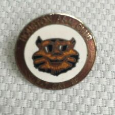 Vintage 1988 Houston A&M Club Lapel Hat Pin Tiger Fat Cat Collectible picture