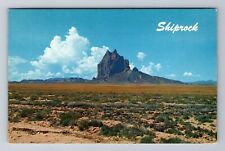 Shiprock NM-New Mexico, Volcanic Plug, Antique, Vintage Souvenir Postcard picture