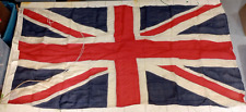 70x34in Antique Union Jack Flag Canadian Made Grant Holden Graham Ltd Ottawa WWI picture