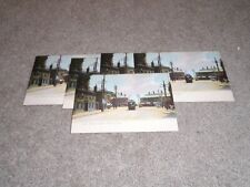 Lot of 5 Early Postcards Medford Square Medford MA, Trolley, Horses picture