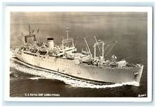 1942 USS James O'Hara Tacoma Washington Transport Ship RPPC Photo Postcard picture