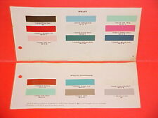 1957 1958 1959 1960 1961 1962 WILLYS OVERLAND JEEP PICKUP TRUCK 4x4 PAINT CHIPS picture